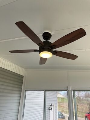 Lighting Installation and Ceiling Fan Installation Services in 4 Season Sunroom in Columbus, OH (3)